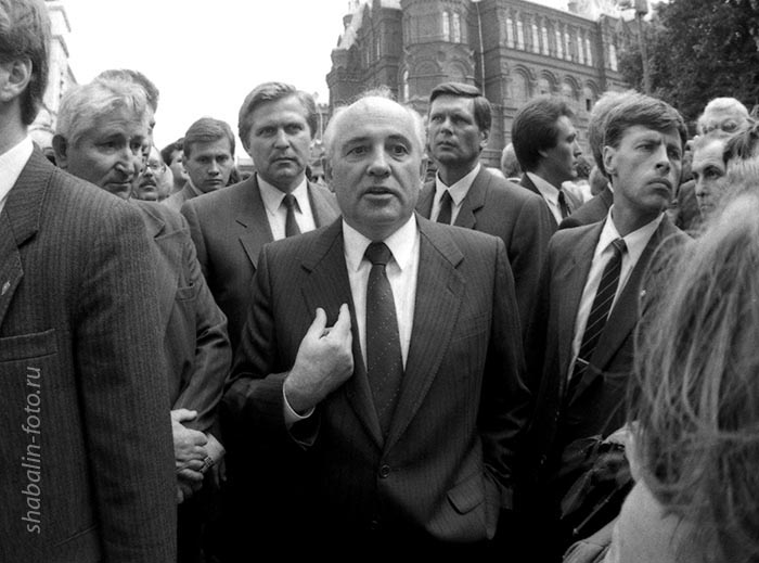 Михаил Горбачев, 1991 год.